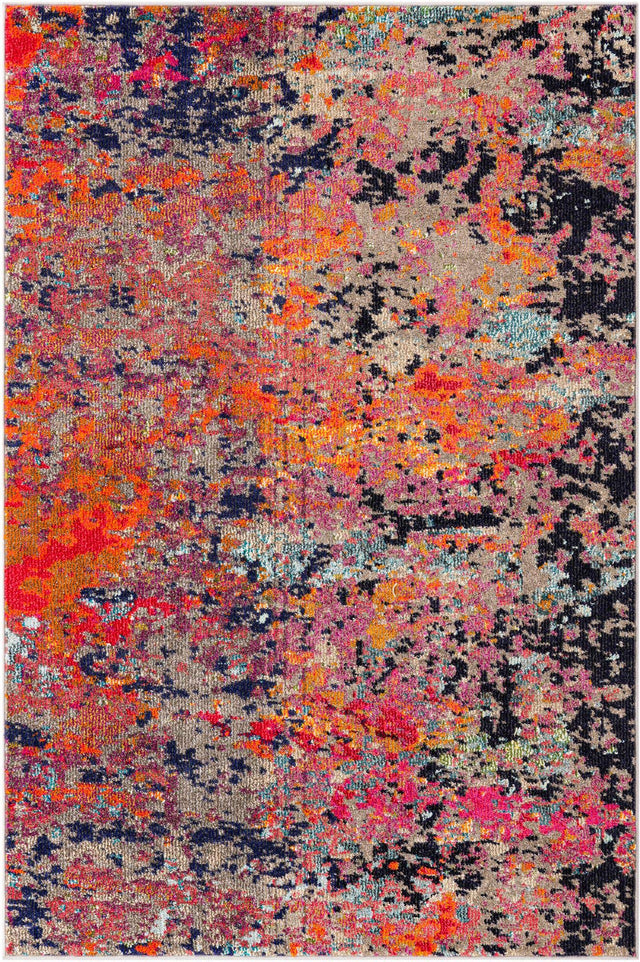 Multicolor 4' x 6' Vivid Rectangle Area Rug Colorful Modern Unique Indoor Easy Clean Durable Carpet Mat for Home Interior Design & Decor for Sale at Rug Engine