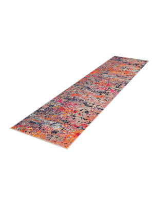 Multicolor 2' x 6' Vivid Runner Area Rug Colorful Modern Unique Indoor Easy Clean Durable Carpet Mat for Home Interior Design & Decor for Sale at Rug Engine