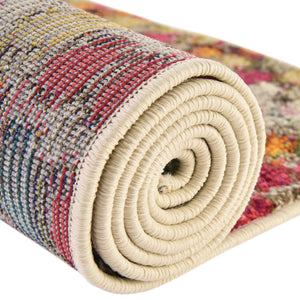 Multicolor 9' 10 x 14' Vivid Rectangle Area Rug Colorful Modern Unique Indoor Easy Clean Durable Carpet Mat for Home Interior Design & Decor for Sale at Rug Engine