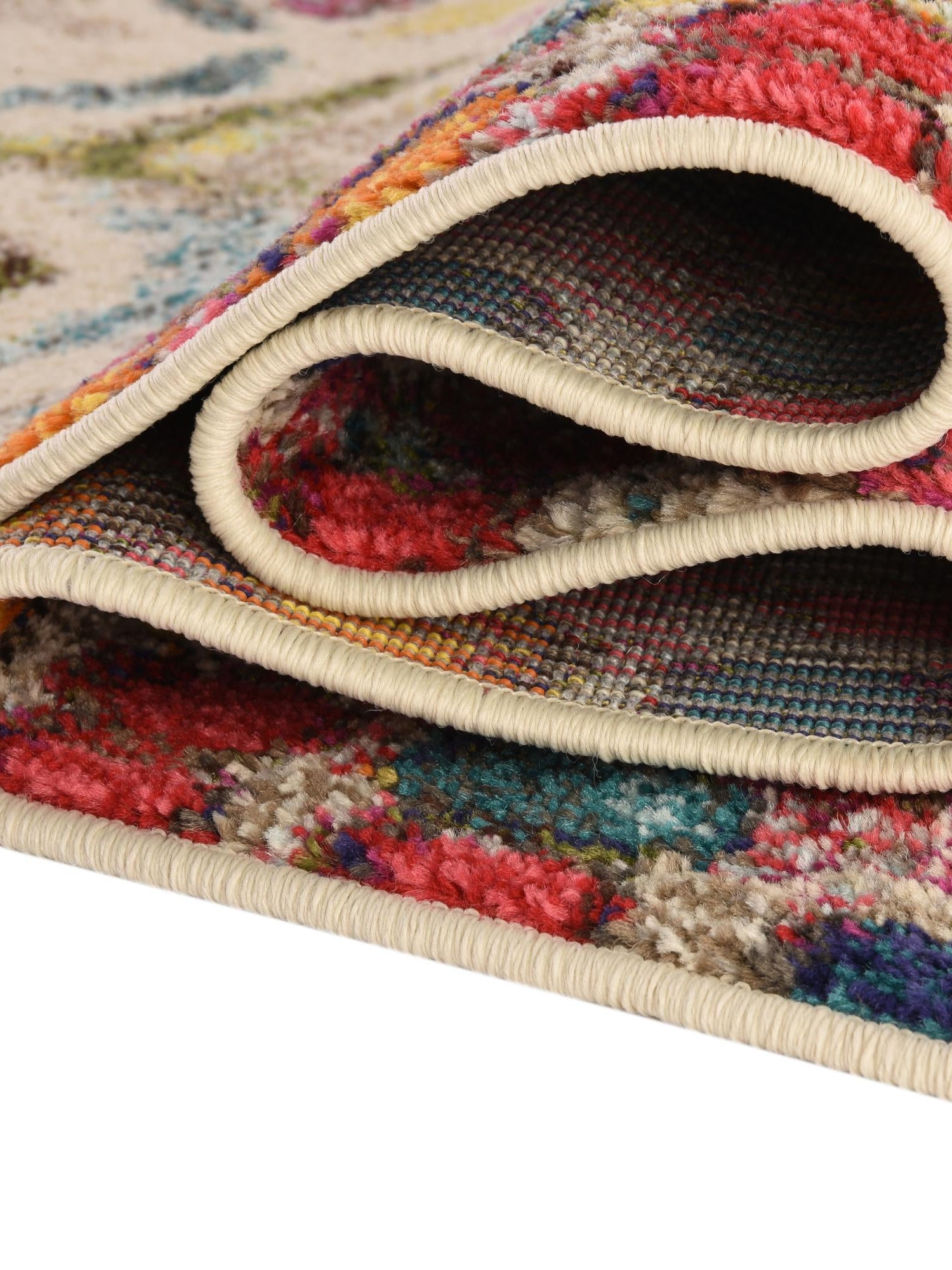Multicolor 9' 10 x 14' Vivid Rectangle Area Rug Colorful Modern Unique Indoor Easy Clean Durable Carpet Mat for Home Interior Design & Decor for Sale at Rug Engine