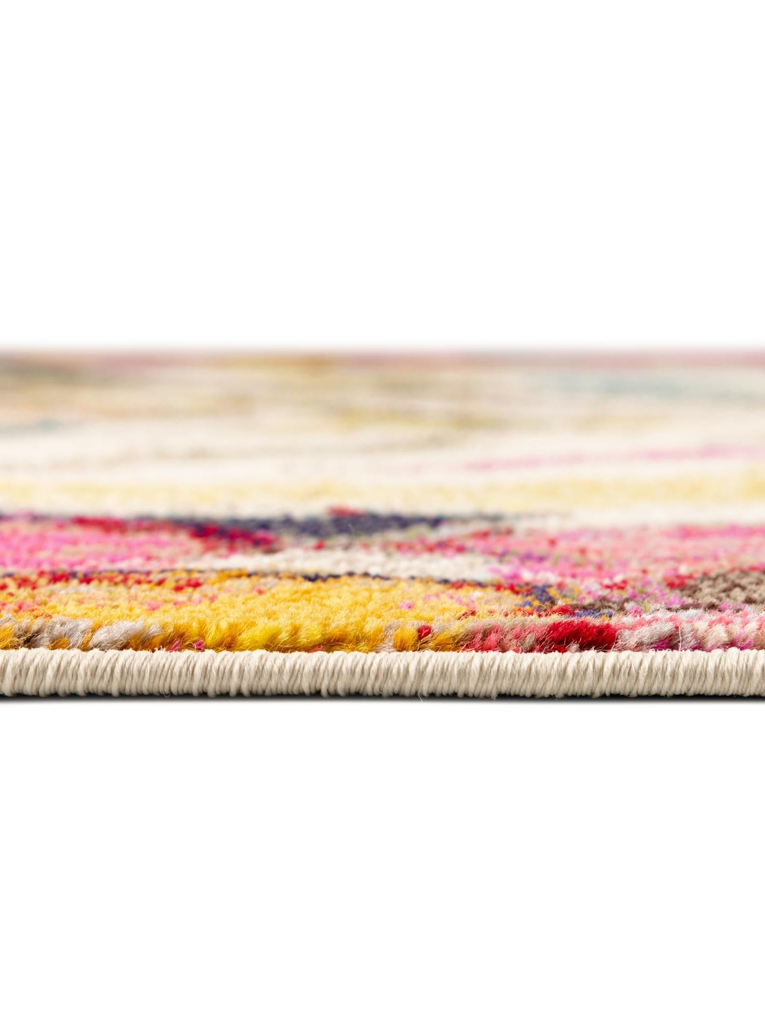 Multicolor 2' x 6' Vivid Runner Area Rug Colorful Modern Unique Indoor Easy Clean Durable Carpet Mat for Home Interior Design & Decor for Sale at Rug Engine