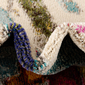 Multicolor 2' x 8' Vivid Runner Area Rug Colorful Modern Unique Indoor Easy Clean Durable Carpet Mat for Home Interior Design & Decor for Sale at Rug Engine