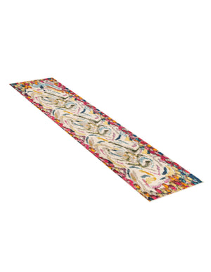 Multicolor 2' x 8' Vivid Runner Area Rug Colorful Modern Unique Indoor Easy Clean Durable Carpet Mat for Home Interior Design & Decor for Sale at Rug Engine