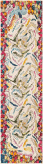 Multicolor 2' x 8' Vivid Runner Area Rug Colorful Modern Unique Indoor Easy Clean Durable Carpet Mat for Home Interior Design & Decor for Sale at Rug Engine