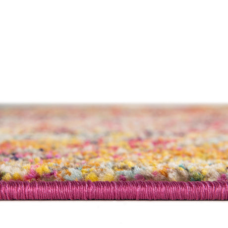 Multicolor 7' 10 x 10' Vivid Oval Area Rug Colorful Modern Unique Indoor Easy Clean Durable Carpet Mat for Home Interior Design & Decor for Sale at Rug Engine