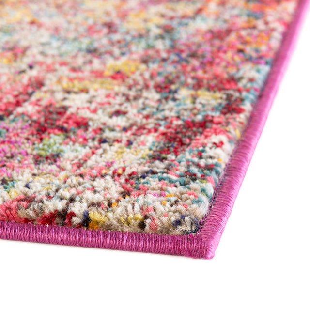 Multicolor 2' x 8' Vivid Runner Area Rug Colorful Modern Unique Indoor Easy Clean Durable Carpet Mat for Home Interior Design & Decor for Sale at Rug Engine