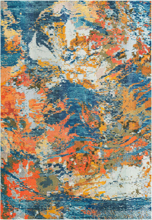 Multicolor 9' 10 x 14' Vivid Rectangle Area Rug Colorful Modern Unique Indoor Easy Clean Durable Carpet Mat for Home Interior Design & Decor for Sale at Rug Engine