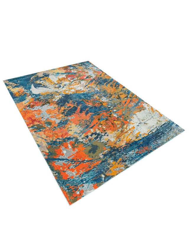 Multicolor 9' x 12' Vivid Rectangle Area Rug Colorful Modern Unique Indoor Easy Clean Durable Carpet Mat for Home Interior Design & Decor for Sale at Rug Engine