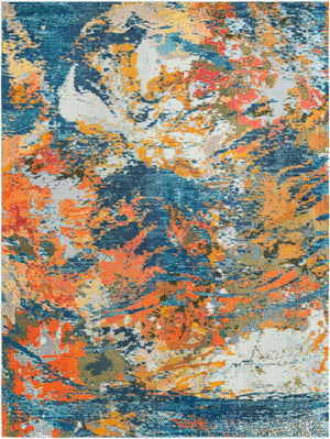 Multicolor 9' x 12' Vivid Rectangle Area Rug Colorful Modern Unique Indoor Easy Clean Durable Carpet Mat for Home Interior Design & Decor for Sale at Rug Engine