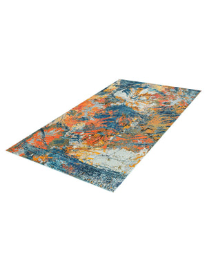 Multicolor 6' x 9' Vivid Rectangle Area Rug Colorful Modern Unique Indoor Easy Clean Durable Carpet Mat for Home Interior Design & Decor for Sale at Rug Engine