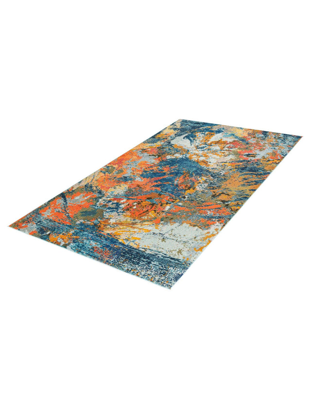 Multicolor 6' x 9' Vivid Rectangle Area Rug Colorful Modern Unique Indoor Easy Clean Durable Carpet Mat for Home Interior Design & Decor for Sale at Rug Engine
