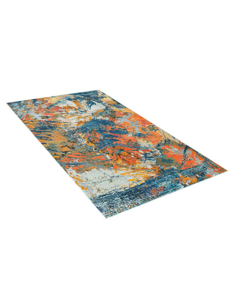 Multicolor 6' x 9' Vivid Rectangle Area Rug Colorful Modern Unique Indoor Easy Clean Durable Carpet Mat for Home Interior Design & Decor for Sale at Rug Engine