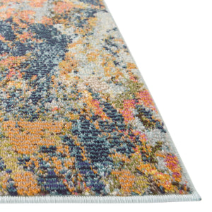 Multicolor 4' x 6' Vivid Rectangle Area Rug Colorful Modern Unique Indoor Easy Clean Durable Carpet Mat for Home Interior Design & Decor for Sale at Rug Engine