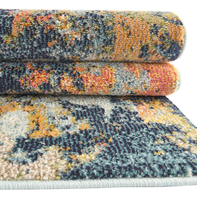 Multicolor 2' 2 x 3' Vivid Rectangle Area Rug Colorful Modern Unique Indoor Easy Clean Durable Carpet Mat for Home Interior Design & Decor for Sale at Rug Engine
