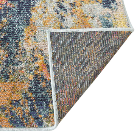 Multicolor 9' 10 x 9' 10 Vivid Square Area Rug Colorful Modern Unique Indoor Easy Clean Durable Carpet Mat for Home Interior Design & Decor for Sale at Rug Engine