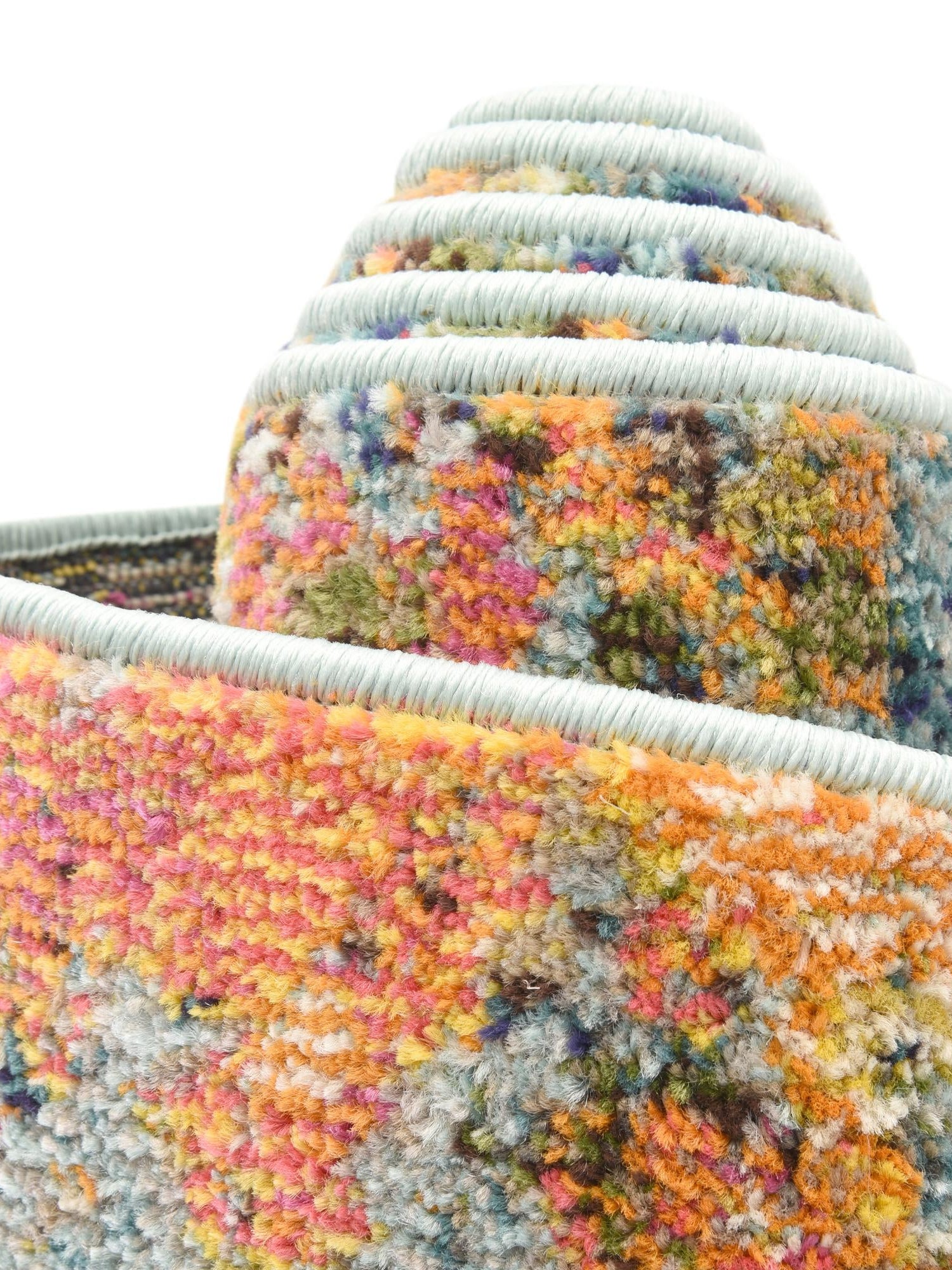 Multicolor 7' 10 x 7' 10 Vivid Square Area Rug Colorful Modern Unique Indoor Easy Clean Durable Carpet Mat for Home Interior Design & Decor for Sale at Rug Engine