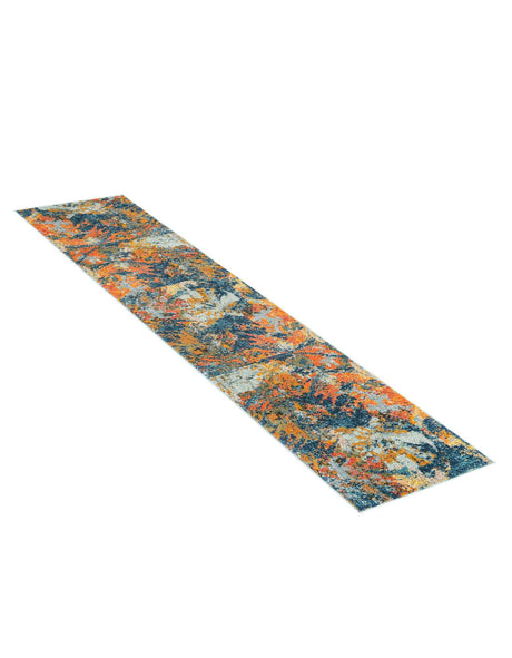 Multicolor 2' x 8' Vivid Runner Area Rug Colorful Modern Unique Indoor Easy Clean Durable Carpet Mat for Home Interior Design & Decor for Sale at Rug Engine