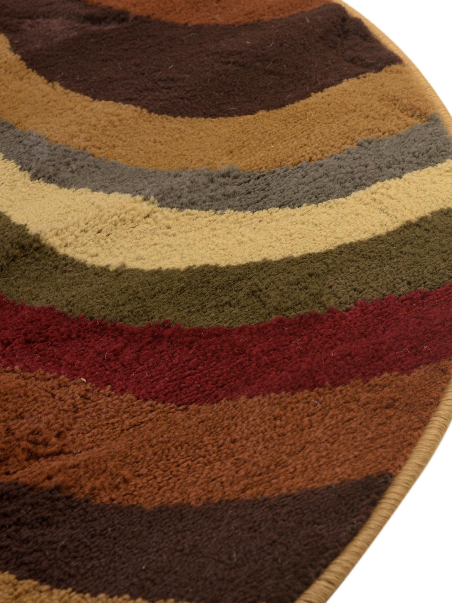 Multicolor 5' 3 x 5' 3 Cafe Round Area Rug 100% Polypropylene With Cotton Backing Modern Abstract Design Carpet for Home Living Room Dining Office Decor for Sale at Rug Engine