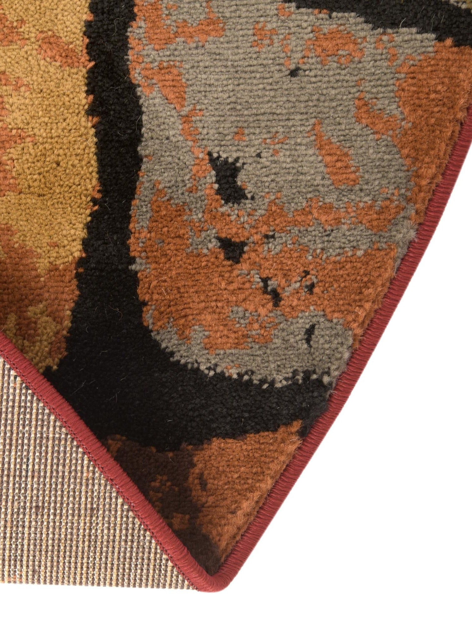 Multicolor 3' 1 x 3' 1 Cafe Round Area Rug 100% Polypropylene With Cotton Backing Modern Abstract Design Carpet for Home Living Room Dining Office Decor for Sale at Rug Engine