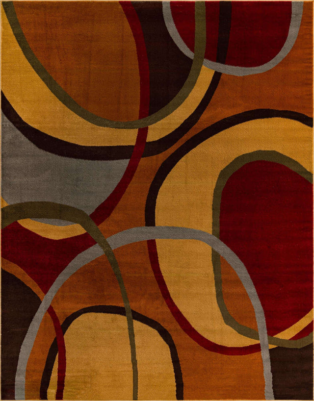 Multicolor 7' 10 x 10' Cafe Rectangle Area Rug 100% Polypropylene With Cotton Backing Modern Abstract Design Carpet for Home Living Room Dining Office Decor for Sale at Rug Engine