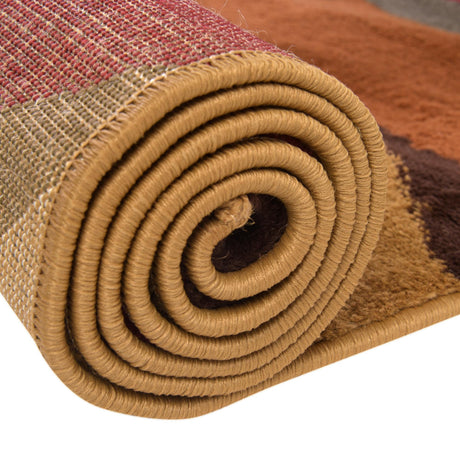 Multicolor 3' 1 x 3' 1 Cafe Round Area Rug 100% Polypropylene With Cotton Backing Modern Abstract Design Carpet for Home Living Room Dining Office Decor for Sale at Rug Engine
