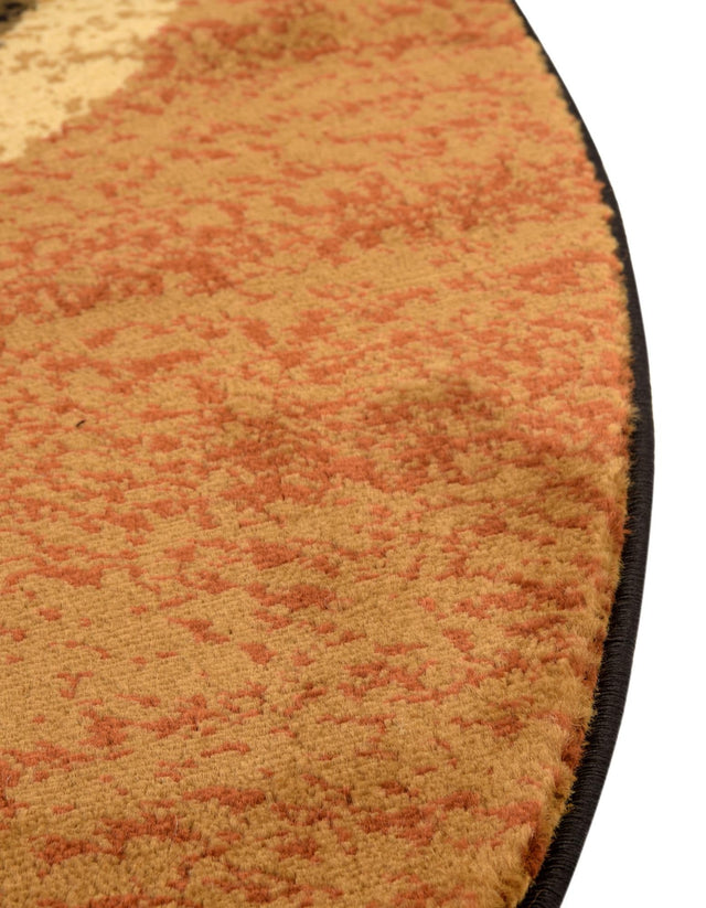 Multicolor 7' 10 x 10' Cafe Oval Area Rug 100% Polypropylene With Cotton Backing Modern Abstract Design Carpet for Home Living Room Dining Office Decor for Sale at Rug Engine