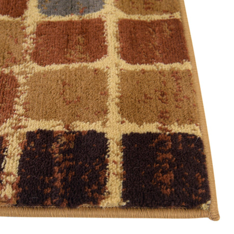 Multicolor 7' 10 x 10' Cafe Rectangle Area Rug 100% Polypropylene With Cotton Backing Modern Abstract Design Carpet for Home Living Room Dining Office Decor for Sale at Rug Engine