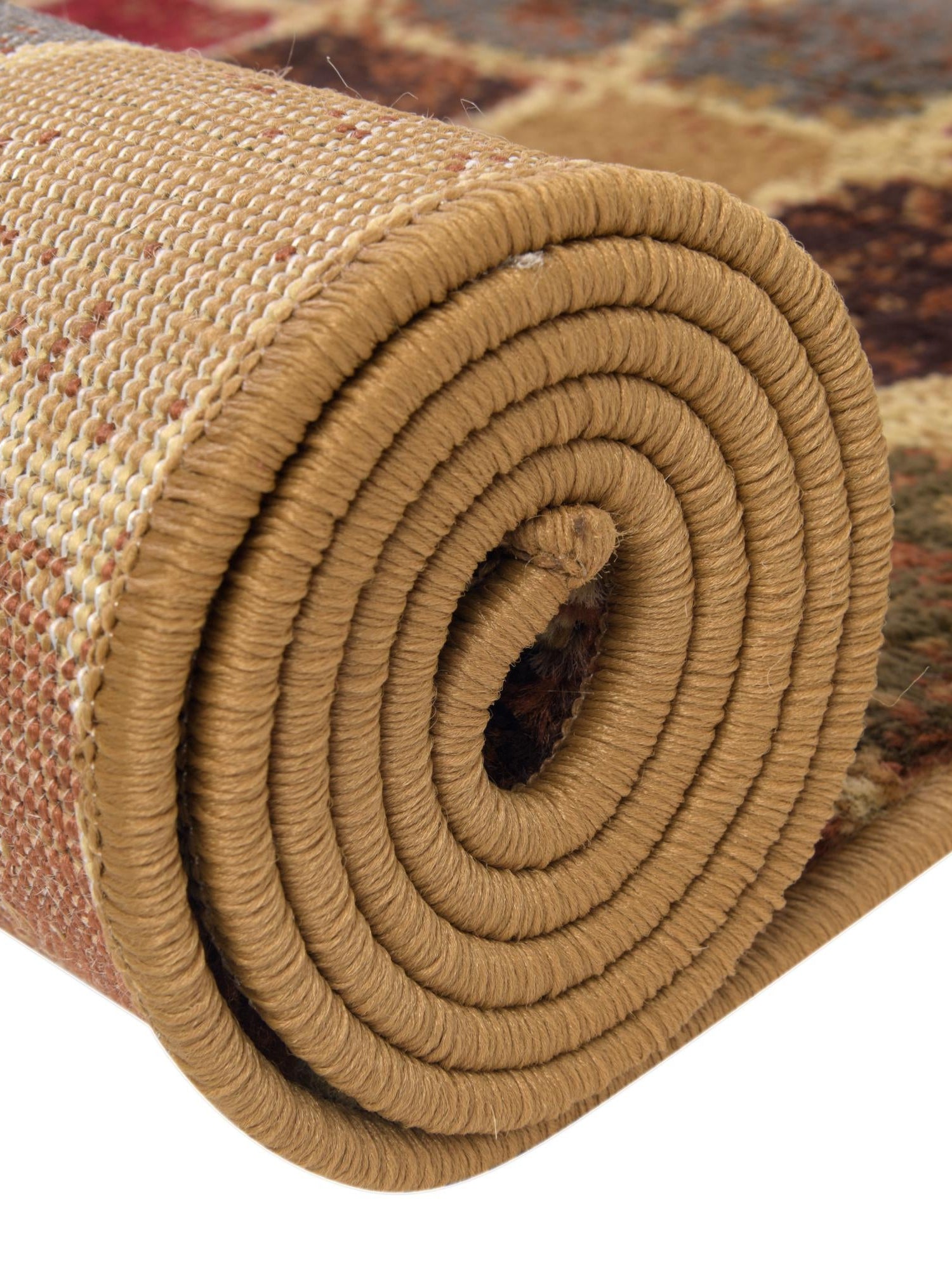 Multicolor 4' 1 x 4' 1 Cafe Round Area Rug 100% Polypropylene With Cotton Backing Modern Abstract Design Carpet for Home Living Room Dining Office Decor for Sale at Rug Engine