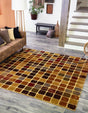 Multicolor 7' 10 x 7' 10 Cafe Square Area Rug 100% Polypropylene With Cotton Backing Modern Abstract Design Carpet for Home Living Room Dining Office Decor for Sale at Rug Engine