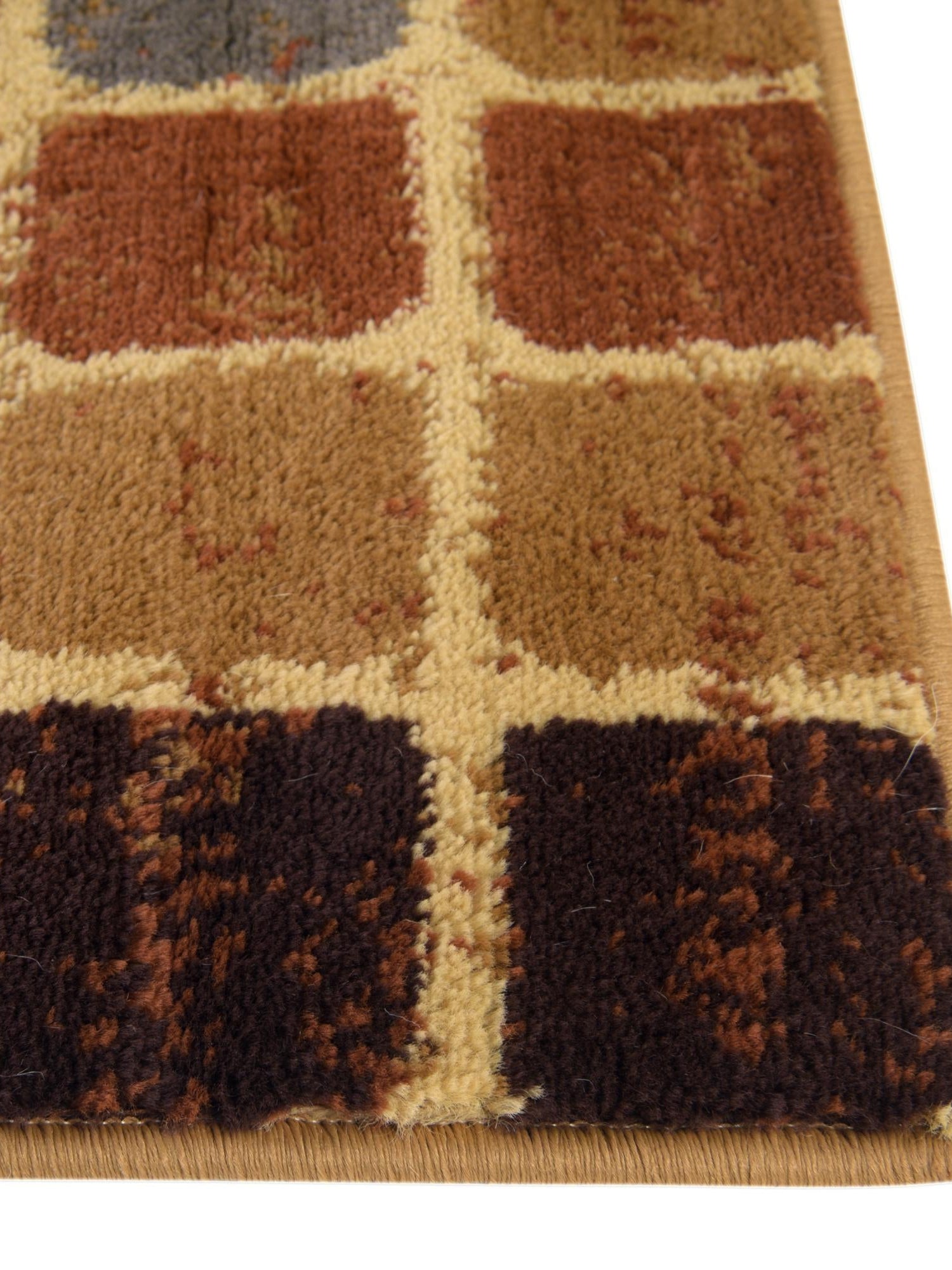 Multicolor 3' 3 x 16' 5 Cafe Runner Area Rug 100% Polypropylene With Cotton Backing Modern Abstract Design Carpet for Home Living Room Dining Office Decor for Sale at Rug Engine