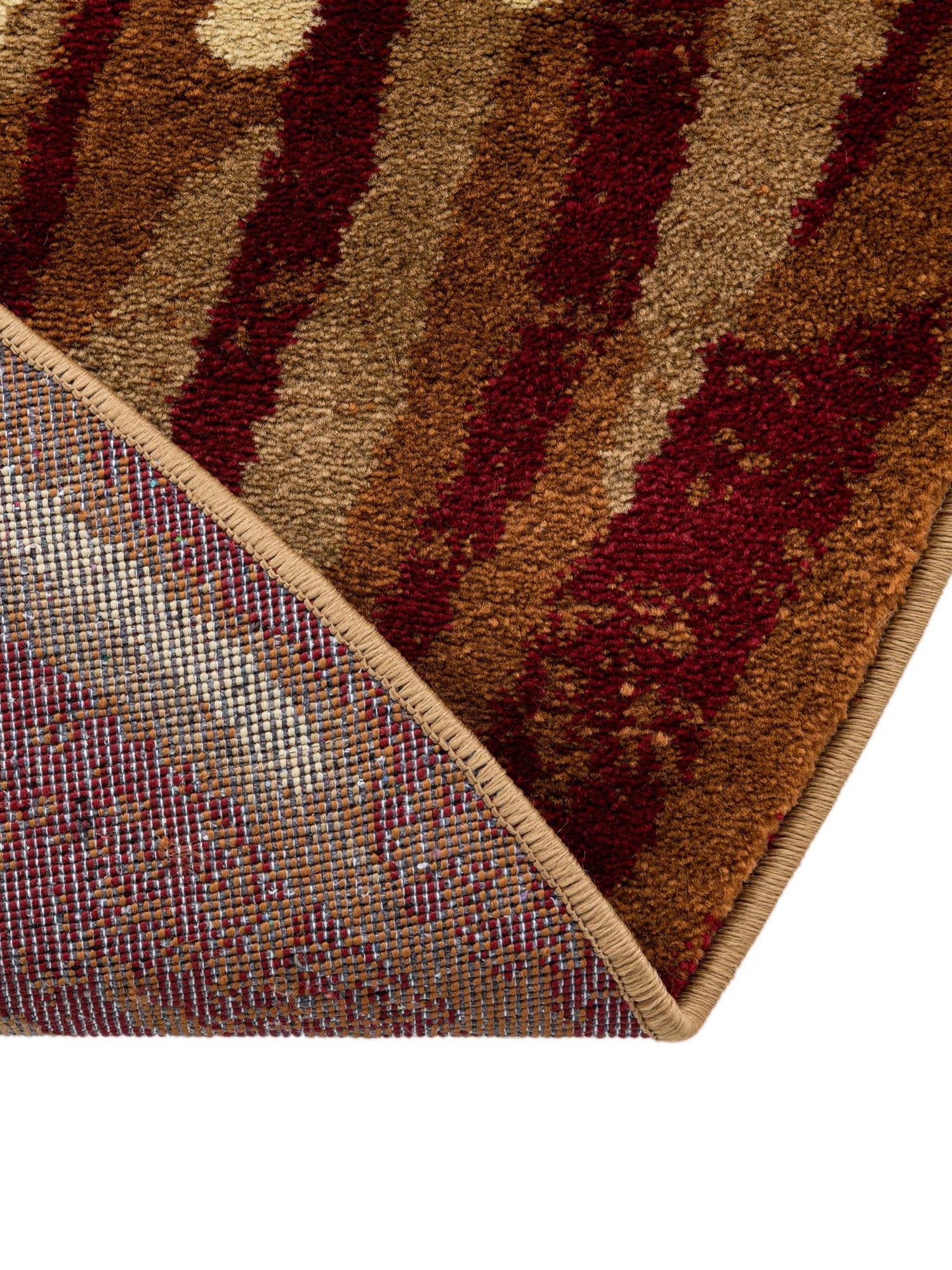Beige 5' 3 x 8' Cafe Oval Area Rug 100% Polypropylene With Cotton Backing Modern Abstract Design Carpet for Home Living Room Dining Office Decor for Sale at Rug Engine