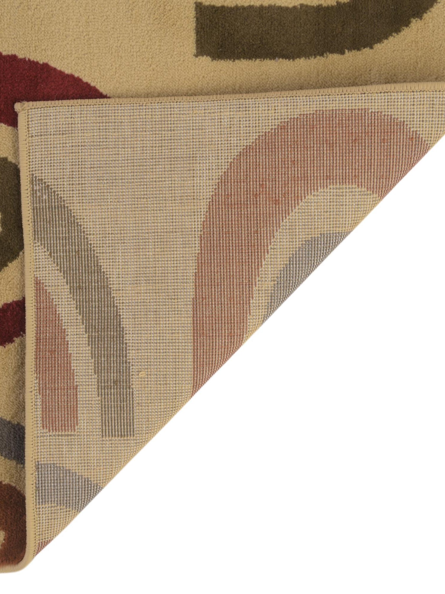 Cream 7' 10 x 10' Cafe Rectangle Area Rug 100% Polypropylene With Cotton Backing Modern Abstract Design Carpet for Home Living Room Dining Office Decor for Sale at Rug Engine