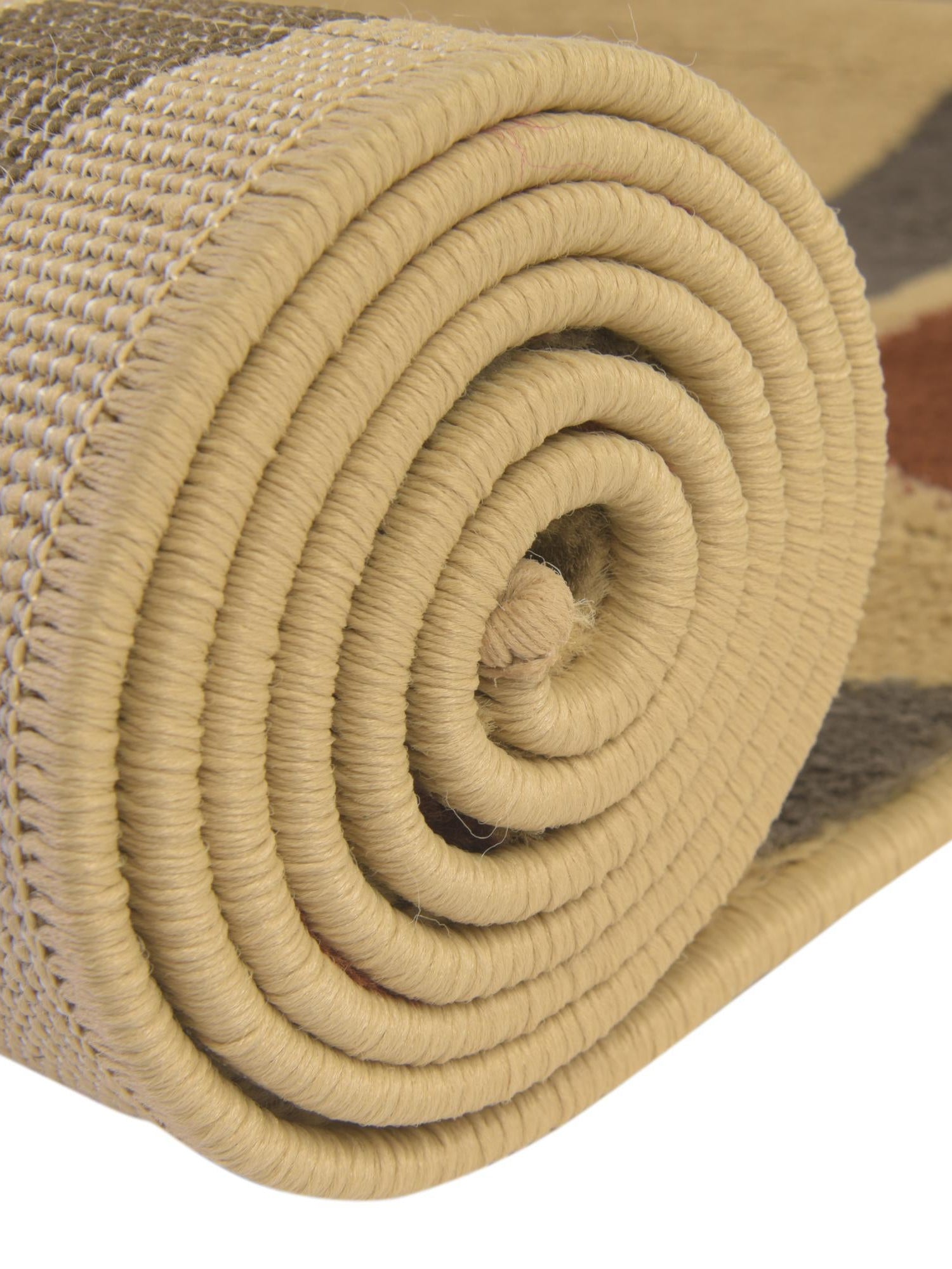 Cream 10' x 10' Cafe Square Area Rug 100% Polypropylene With Cotton Backing Modern Abstract Design Carpet for Home Living Room Dining Office Decor for Sale at Rug Engine