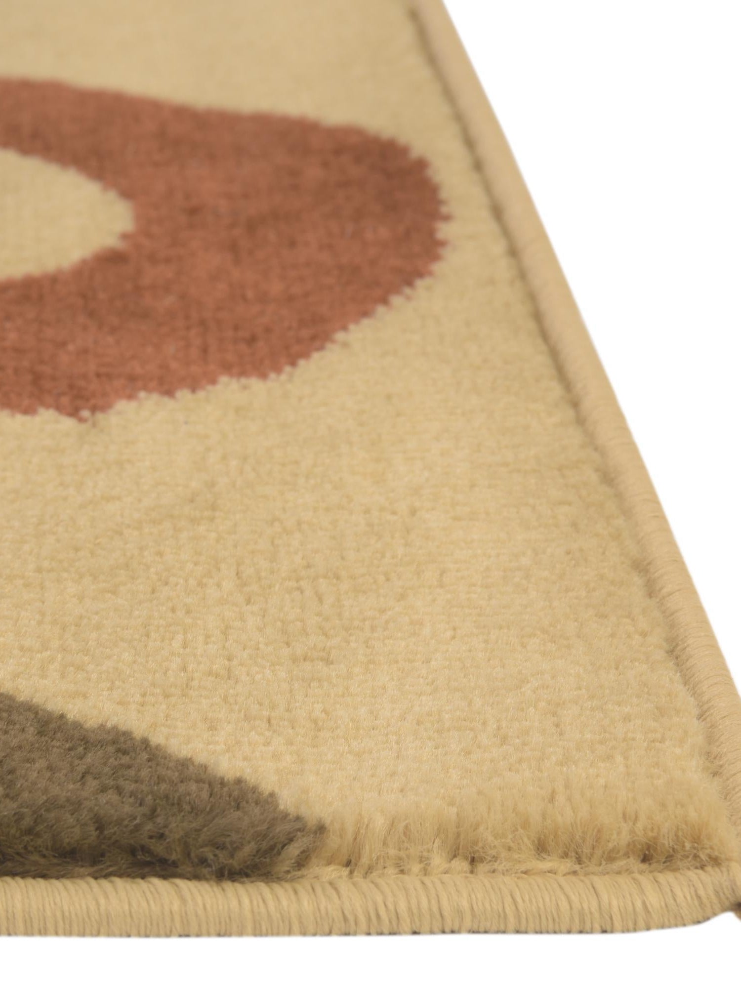 Cream 2' x 8' Cafe Runner Area Rug 100% Polypropylene With Cotton Backing Modern Abstract Design Carpet for Home Living Room Dining Office Decor for Sale at Rug Engine