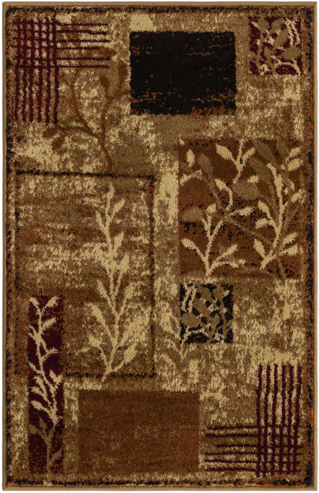 Beige 2' x 3' 1 Cafe Rectangle Area Rug 100% Polypropylene With Cotton Backing Modern Abstract Design Carpet for Home Living Room Dining Office Decor for Sale at Rug Engine
