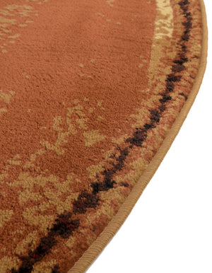 Beige 5' 3 x 8' Cafe Oval Area Rug 100% Polypropylene With Cotton Backing Modern Abstract Design Carpet for Home Living Room Dining Office Decor for Sale at Rug Engine