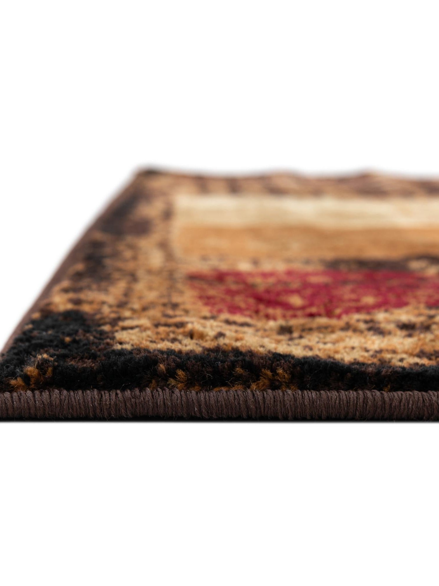 Brown 6' 1 x 9' Cafe Rectangle Area Rug 100% Polypropylene With Cotton Backing Modern Abstract Design Carpet for Home Living Room Dining Office Decor for Sale at Rug Engine