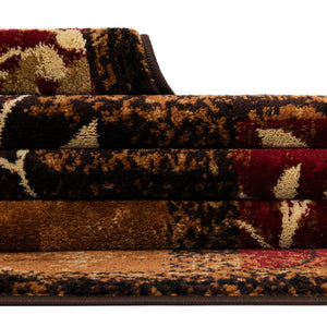Brown 3' 1 x 5' 3 Cafe Rectangle Area Rug 100% Polypropylene With Cotton Backing Modern Abstract Design Carpet for Home Living Room Dining Office Decor for Sale at Rug Engine