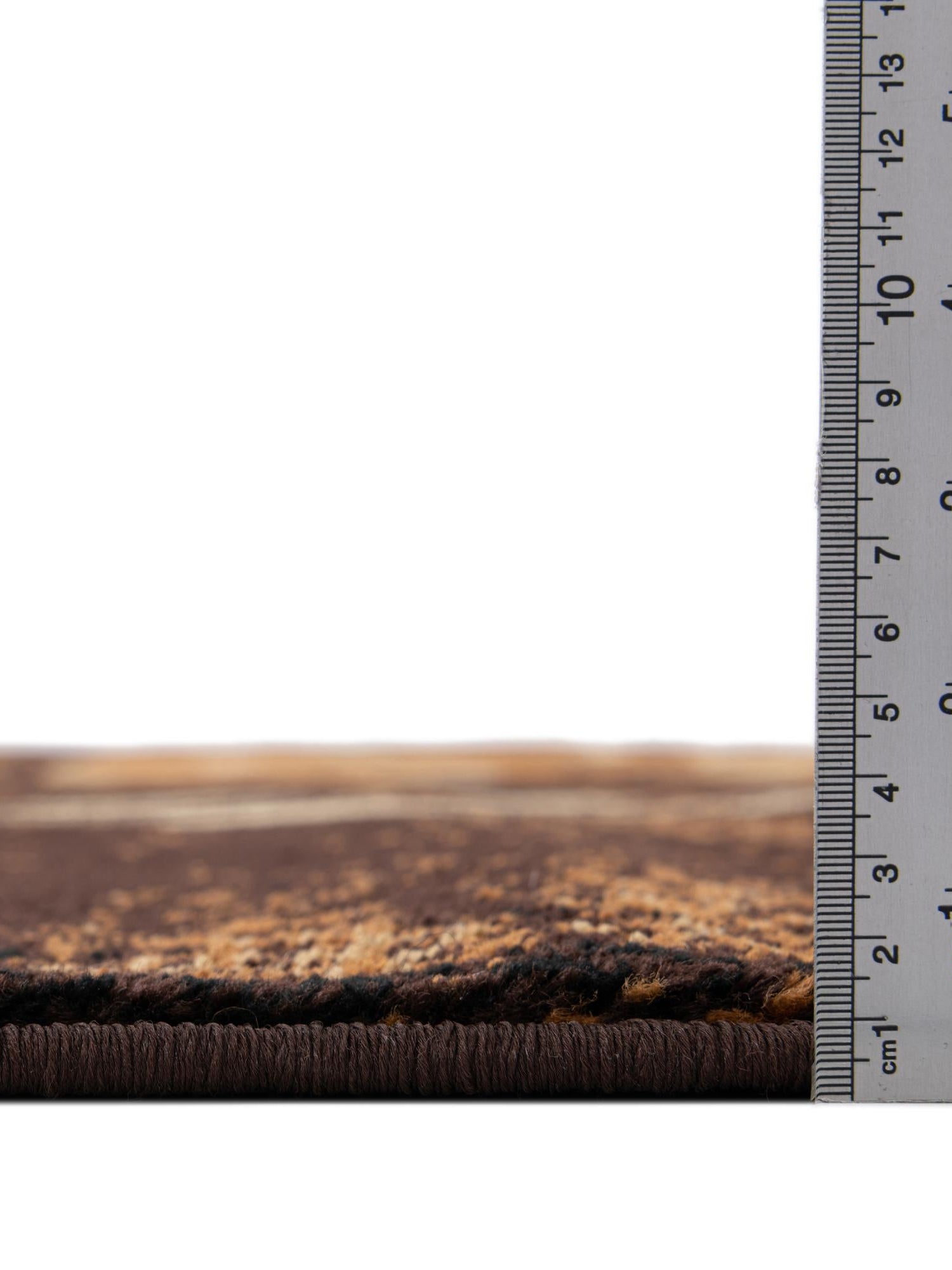 Brown 6' 1 x 6' 1 Cafe Square Area Rug 100% Polypropylene With Cotton Backing Modern Abstract Design Carpet for Home Living Room Dining Office Decor for Sale at Rug Engine