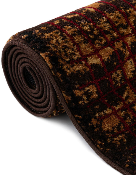 Brown 7' 10 x 10' Cafe Oval Area Rug 100% Polypropylene With Cotton Backing Modern Abstract Design Carpet for Home Living Room Dining Office Decor for Sale at Rug Engine