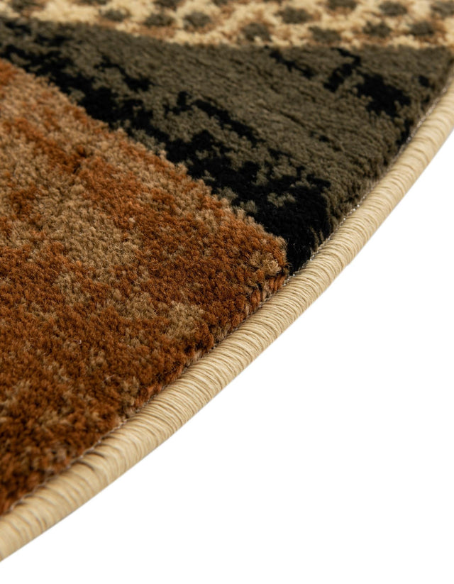 Multicolor 5' 3 x 8' Cafe Oval Area Rug 100% Polypropylene With Cotton Backing Modern Abstract Design Carpet for Home Living Room Dining Office Decor for Sale at Rug Engine