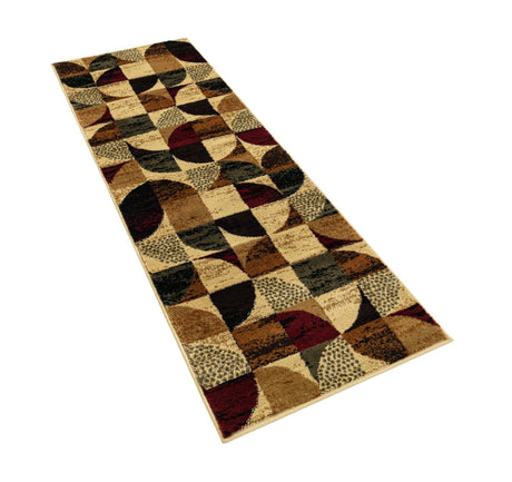 Multicolor 2' x 6' Cafe Runner Area Rug 100% Polypropylene With Cotton Backing Modern Abstract Design Carpet for Home Living Room Dining Office Decor for Sale at Rug Engine