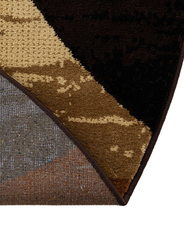 Multicolor 3' 1 x 3' 1 Cafe Round Area Rug 100% Polypropylene With Cotton Backing Modern Abstract Design Carpet for Home Living Room Dining Office Decor for Sale at Rug Engine