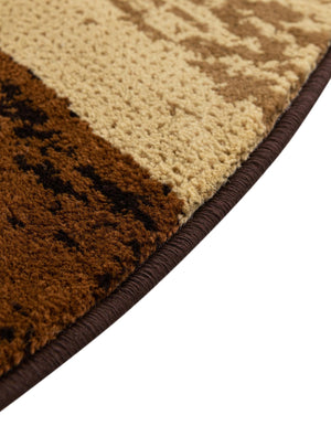 Multicolor 7' 10 x 10' Cafe Oval Area Rug 100% Polypropylene With Cotton Backing Modern Abstract Design Carpet for Home Living Room Dining Office Decor for Sale at Rug Engine