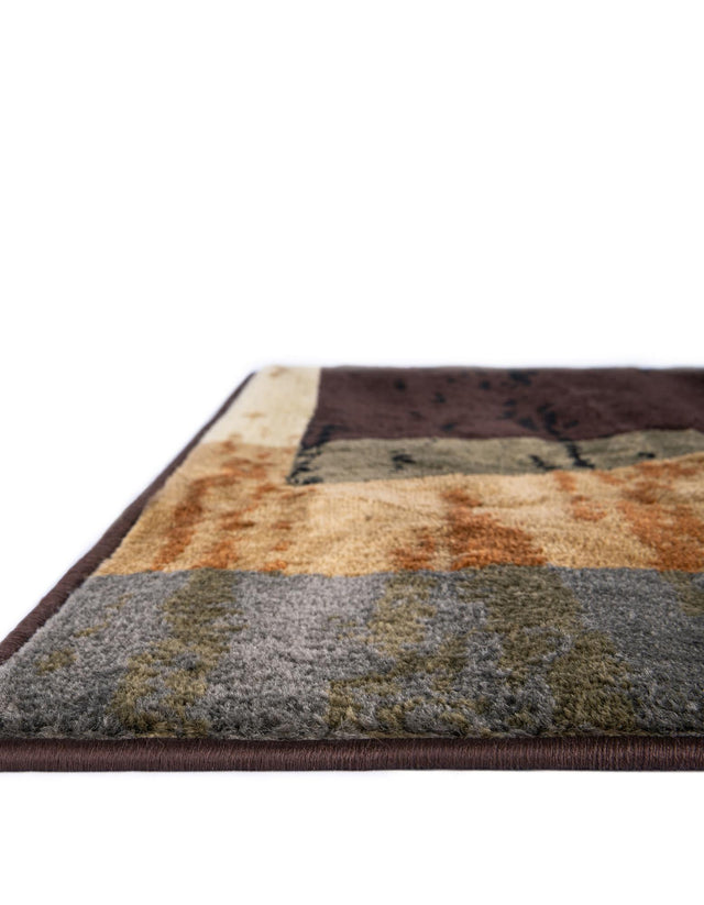 Multicolor 2' x 8' Cafe Runner Area Rug 100% Polypropylene With Cotton Backing Modern Abstract Design Carpet for Home Living Room Dining Office Decor for Sale at Rug Engine