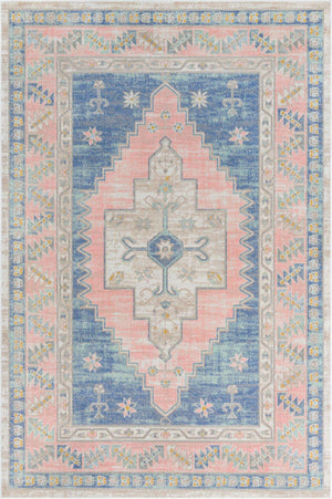 French Blue 6' x 9' Whitney Rectangle Area Rug