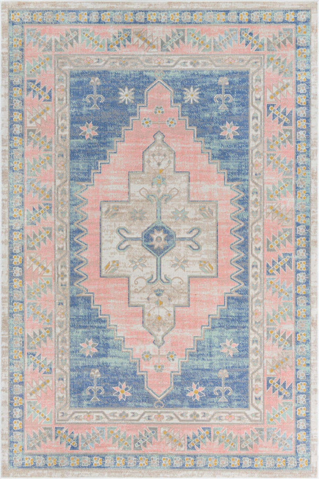 French Blue 6' x 9' Whitney Rectangle Area Rug