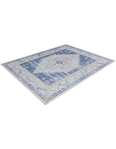 Sky blue 7' 1 x 10' Whitney Rectangle Area Rug