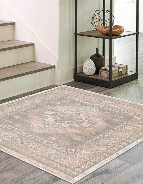 Mink 5' 3 x 5' 3 Whitney Square Area Rug