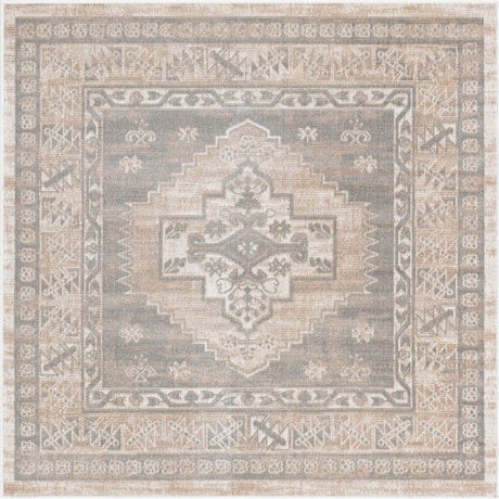 Mink 4' x 4' Whitney Square Area Rug